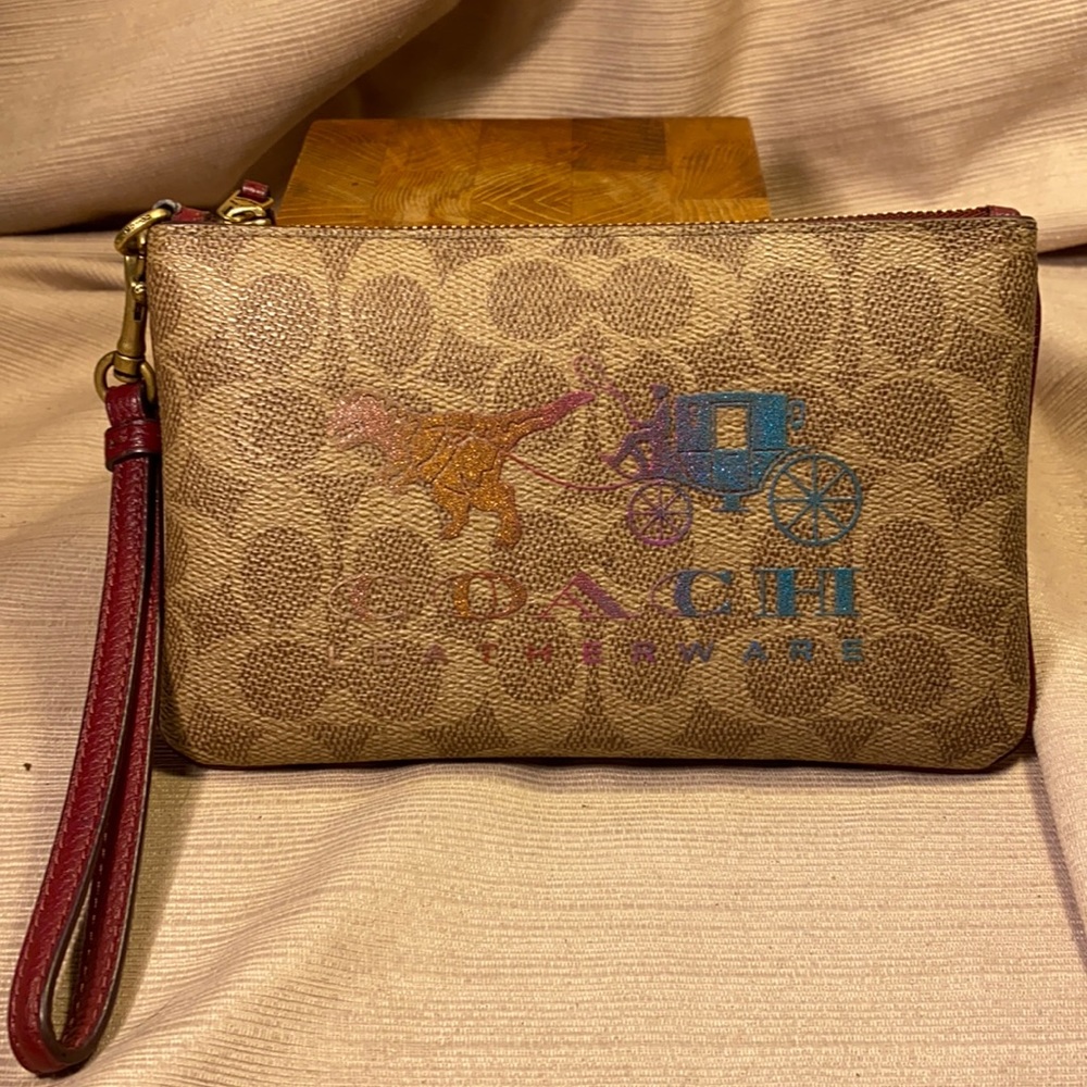 Coach Dinosaurs 🦖 Rexy wristlet